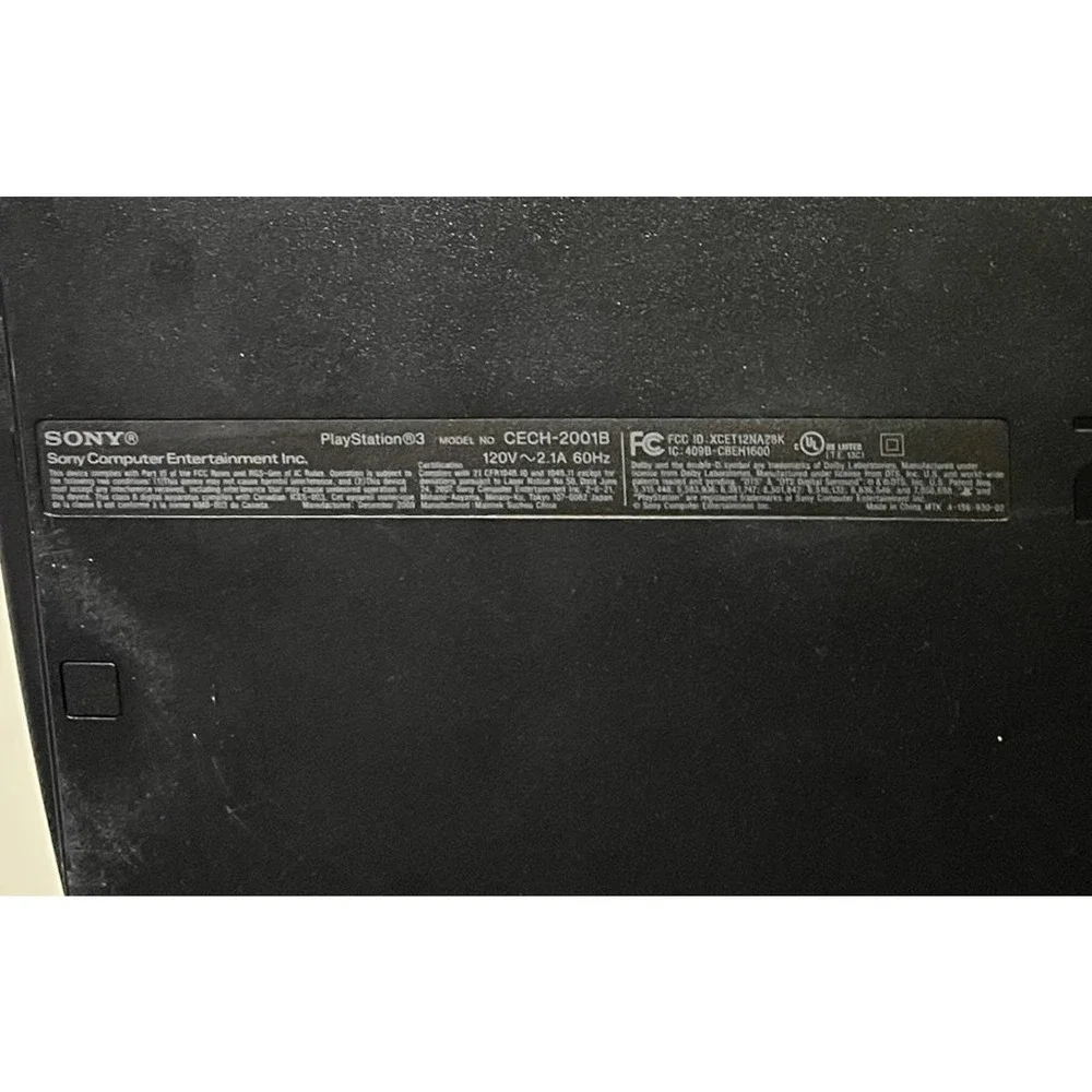 PlayStation 3 Slim Console in Black 120 GB